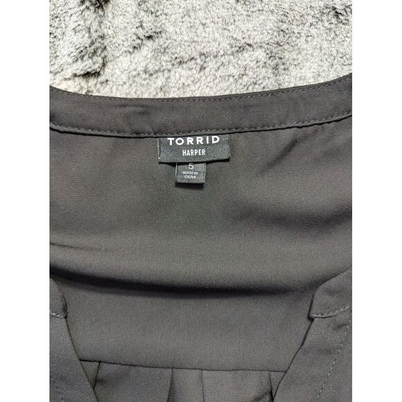 Torrid Harper Sheer Tank Top Women's Plus Size 5 Black - Picture 3 of 10